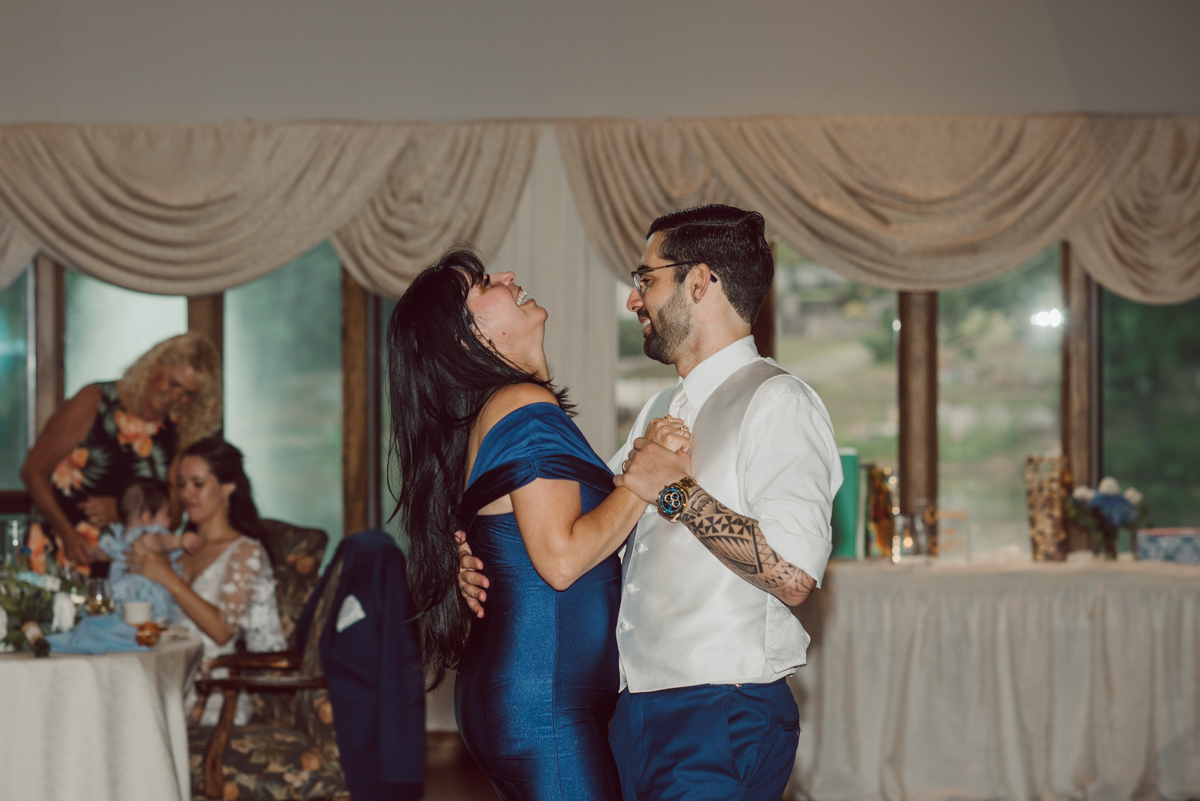 These two dancers, passionate lovers got married on a hot humid day at Auletto Caterers in Deptford NJ. Even though it was hot & humid Nina and Hector were all smiles as well as their family during the family portrait time. Wedding couple's and families that listens to you and does everything you ask them to even though the weather and environment can be tough are the BEST kind of clients! Nina and Hector were that best ideal clients, they from day one left all control regarding photo to me, did not question or have concerns. Knowing that you have this full trust and control on the wedding day makes you want to give your 100% and more. Nina and Hector are one of my top ideal clients and their wedding day photos are living proof of it. Nina and Hector's wedding day was combined of casual, mess, chaos, laughters, chill, emotional and passionate love for dancing. This was my first time at Auletto Caterers and in this part of NJ and this wedding venue in Deptford NJ was a pleasant surprise. It was full of secret locations for photos, garden, little pond where I played around with reflections, peacocks, waterfall and lavender field! Plus kind people to work with. Nina and Hector's July wedding at Auletto Caterers NJ captured by Karis from Hey Karis NY, NJ, Brooklyn, Hudson Valley and Catskills Wedding and Elopement Photographer.